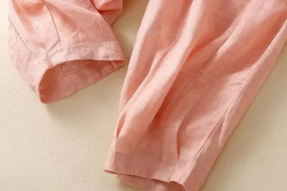 Relaxed high-rise tapered trousers for women | Solenne