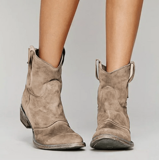 Classic suede orthopaedic ankle boots for women | Charlotte