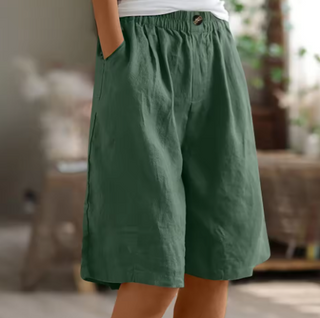 Relaxed Mid-Thigh Comfort Shorts | Renee