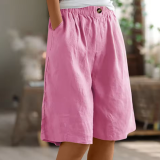 Relaxed Mid-Thigh Comfort Shorts | Renee