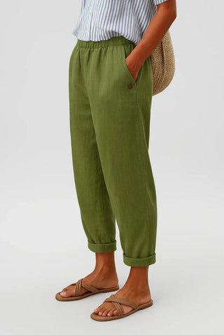 Relaxed straight-leg trousers for women | Roselle