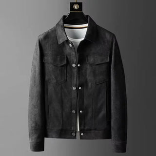 Classic suede everyday casual jacket for men | St. Clair