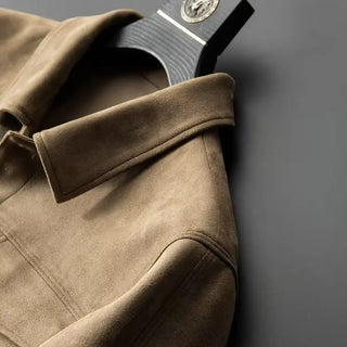 Classic suede everyday casual jacket for men | St. Clair