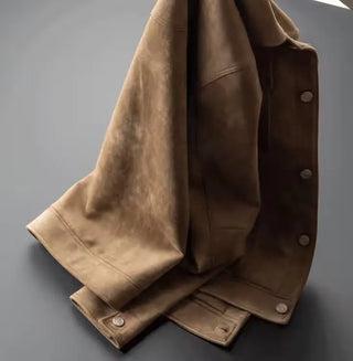 Classic suede everyday casual jacket for men | St. Clair