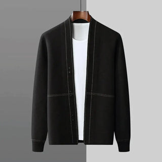 Textured Knit Cardigan – Refined Contemporary Silhouette | Stéphane