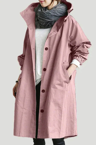 Elizabeth Women’s Raincoat | Urban Waterproof Coat with Oversized Hood