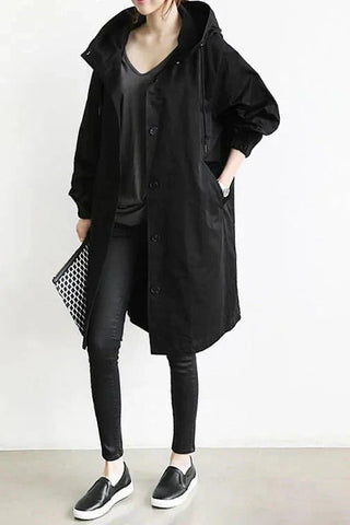 Elizabeth Women’s Raincoat | Urban Waterproof Coat with Oversized Hood