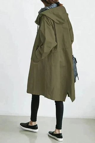 Elizabeth Women’s Raincoat | Urban Waterproof Coat with Oversized Hood