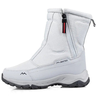 Waterproof Insulated Snow Boots with Side Zip | Norevia
