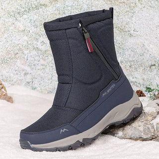 Waterproof Insulated Snow Boots with Side Zip | Norevia