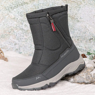 Waterproof Insulated Snow Boots with Side Zip | Norevia