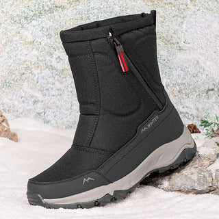 Waterproof Insulated Snow Boots with Side Zip | Norevia
