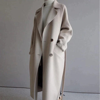 Isabelle Women’s Long Wool Coat – Elegant & Comfortable Timeless Winter Coat