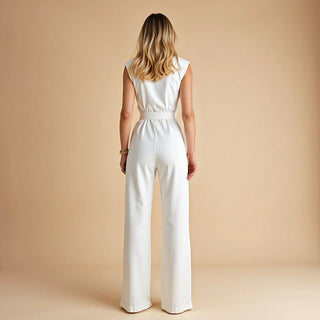 Classic sleeveless elegant everyday jumpsuit for women | Valencia