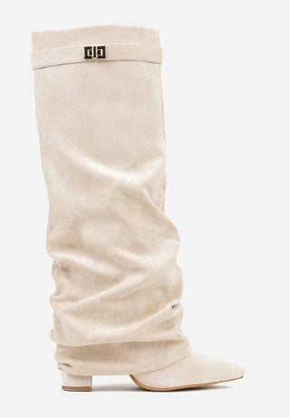 Classic slouch ankle everyday boots for women
