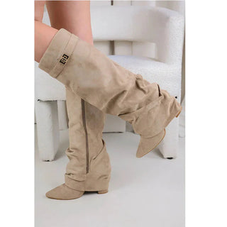 Classic slouch ankle everyday boots for women