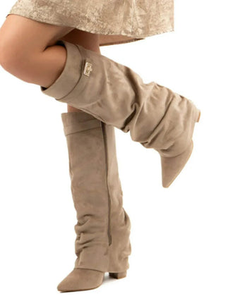 Classic slouch ankle everyday boots for women