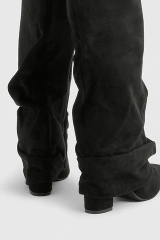 Classic slouch ankle everyday boots for women