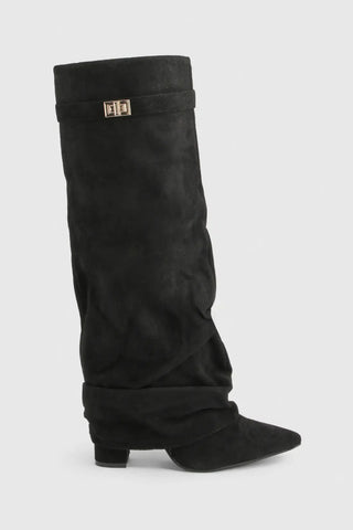 Classic slouch ankle everyday boots for women