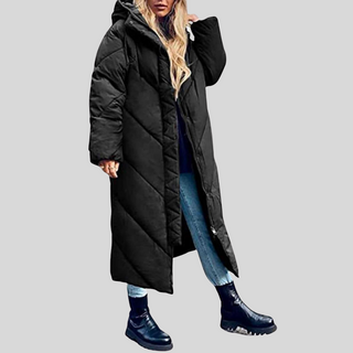 Warm hooded winter everyday jacket for women | Elina
