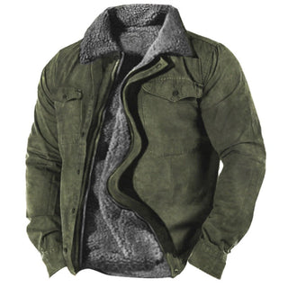 Warm quilted jacket with modern silhouette for men | Thomas