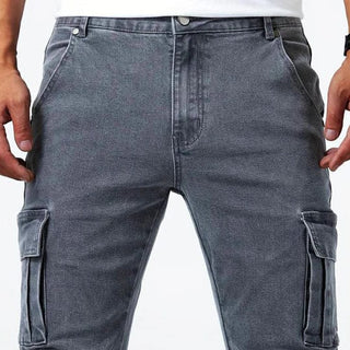 Classic cargo denim everyday jeans for men | Ferran