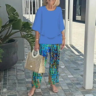 Stylish printed everyday two-piece set for women | Genevieve