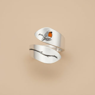 Bird earrings with robin-inspired design for women | Robinelle