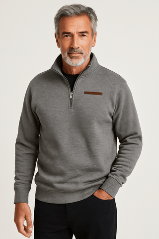 Soft fleece everyday pullover jumper for men | Adrien