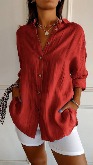 Elegant oversized everyday blouse for women | Emily