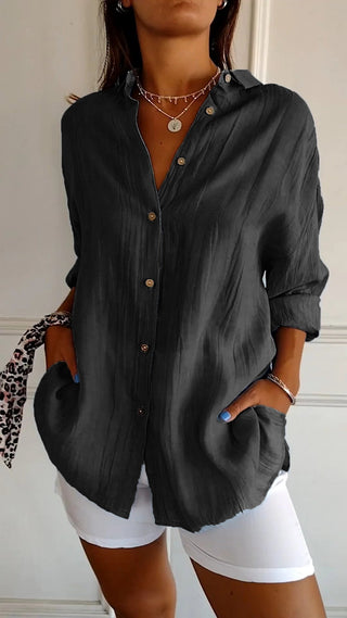Elegant oversized everyday blouse for women | Emily