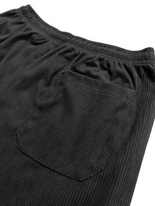 Relaxed drawstring corduroy everyday trousers for men | Ellison