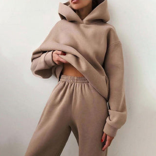 Basic Cozy Pullover and Sweatpants Set | Arlena
