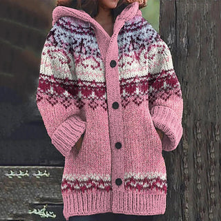 Soft thick cosy winter cardigan for women