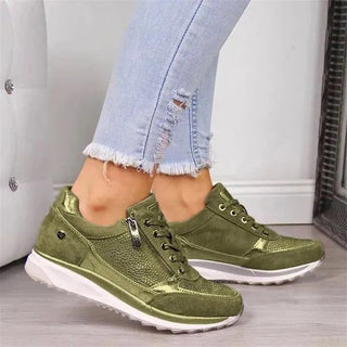 Zip-up orthopaedic everyday trainers for women | Ginette