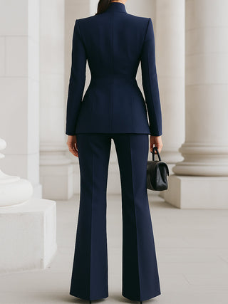 Elegant blazer and trouser suit set for women | Adrielle