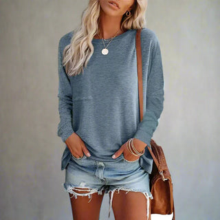 Loose Fit Long Sleeve Shirt with Pocket | Arlen