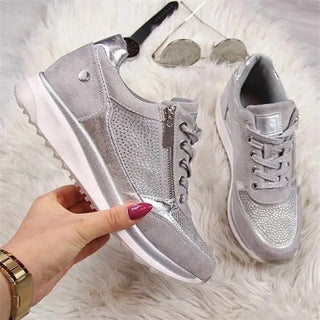 Zip-up orthopaedic everyday trainers for women | Ginette