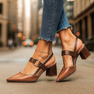 Classic comfort everyday heels for women | Elowen