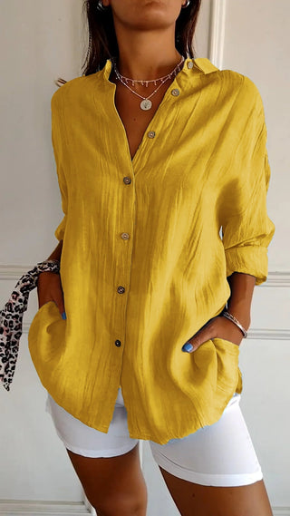 Elegant oversized everyday blouse for women | Emily