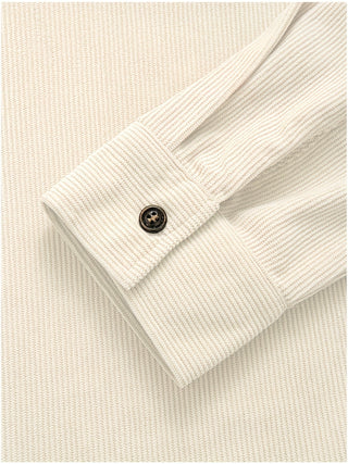 Classic textured cord everyday overshirt for men | Ellison