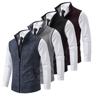 Elegant knitted Italian-style vest gilet for men | Kevin