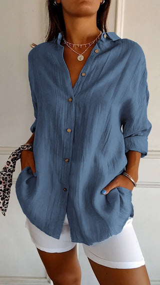 Elegant oversized everyday blouse for women | Emily