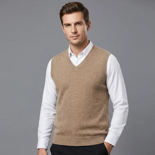 The Amari V-Neck Knit Vest | LS