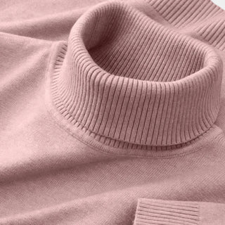 Classic knitted turtleneck sweater for men