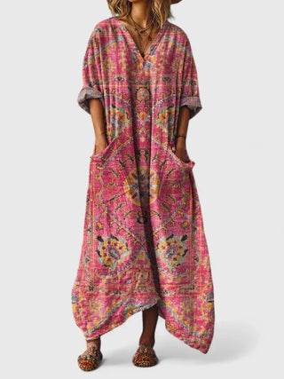 Classic elegant wrap-style dress for women | Mariana