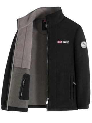 Julius Outdoor Fleece Jacket | Lightweight Design with Protective Collar