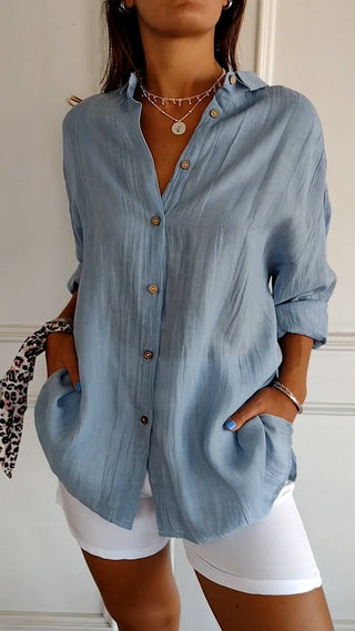 Elegant oversized everyday blouse for women | Emily