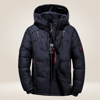 Warm thick fleece-lined winter parka for men | Nordfall