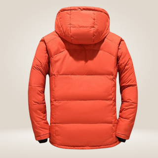 Warm thick fleece-lined winter parka for men | Nordfall